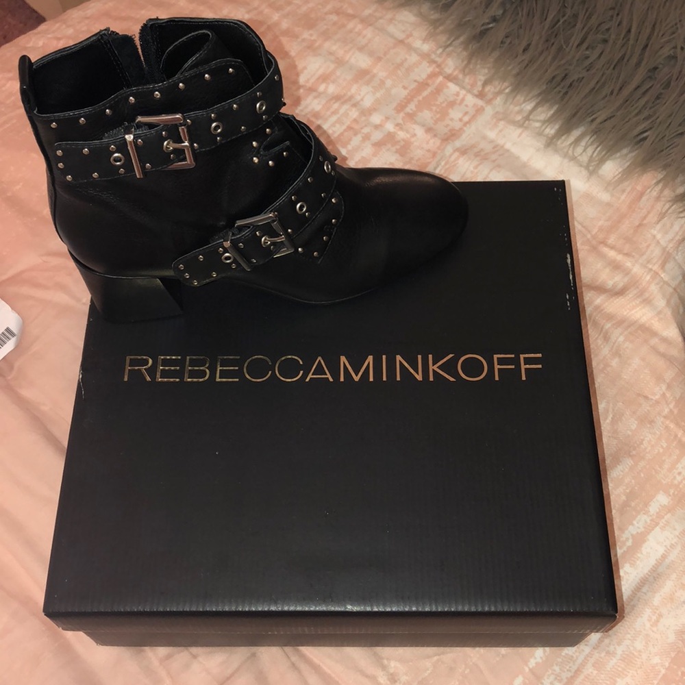 Rebecca Minkoff Logan Leather Booties